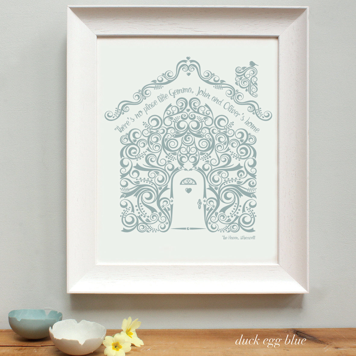 Personalised New Home Framed Print