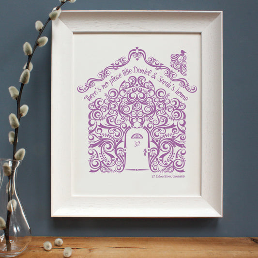 Personalised New Home Framed Print