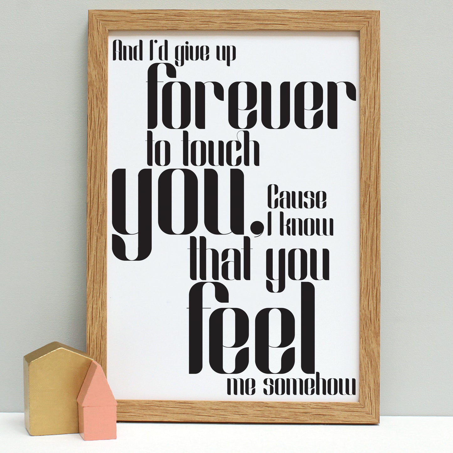 Personalised Our Song Music Print