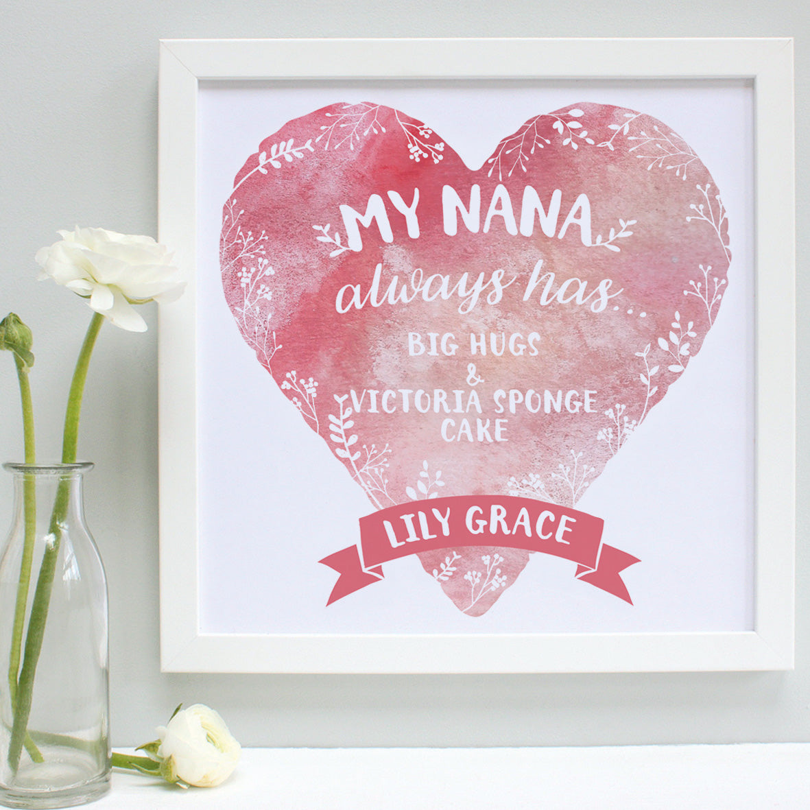 personalised nana always has... print