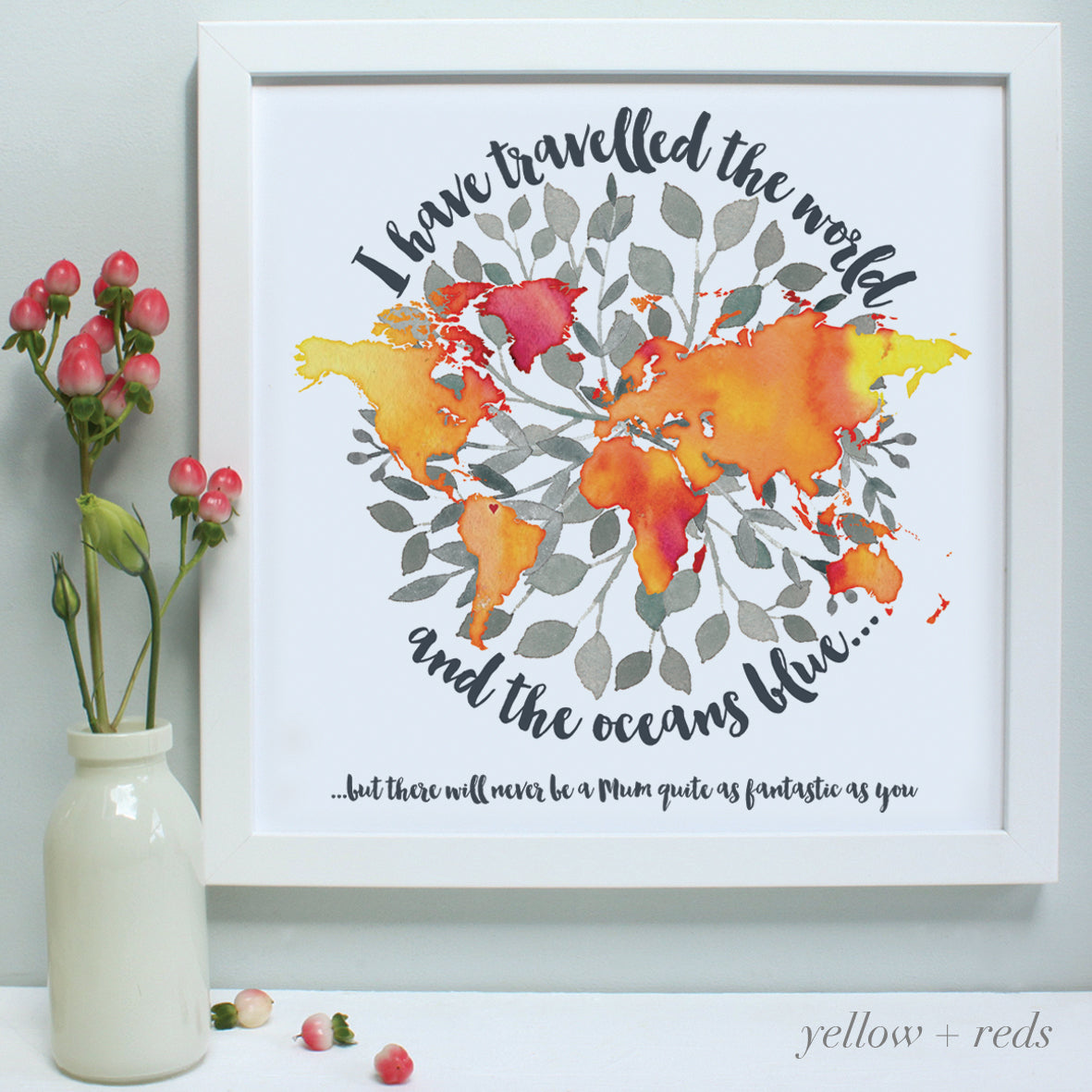 Personalised World's Best Mum Framed Print