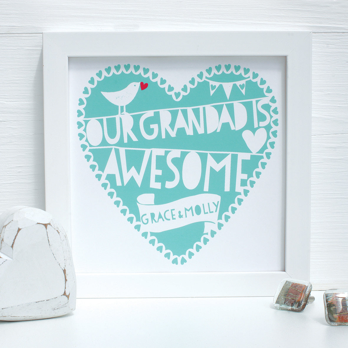 personalised awesome grandad print