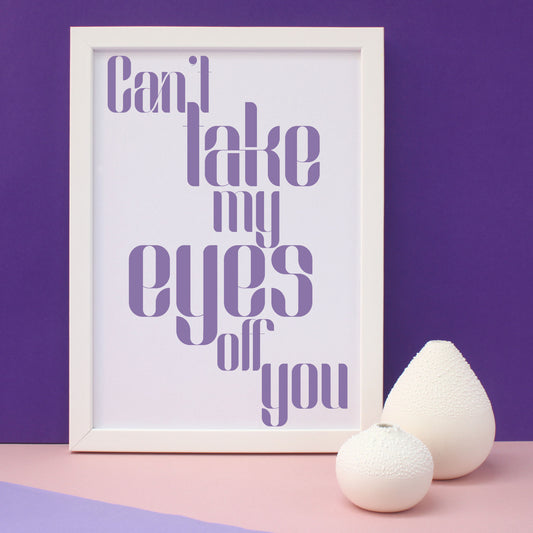 Personalised Our Song Music Print