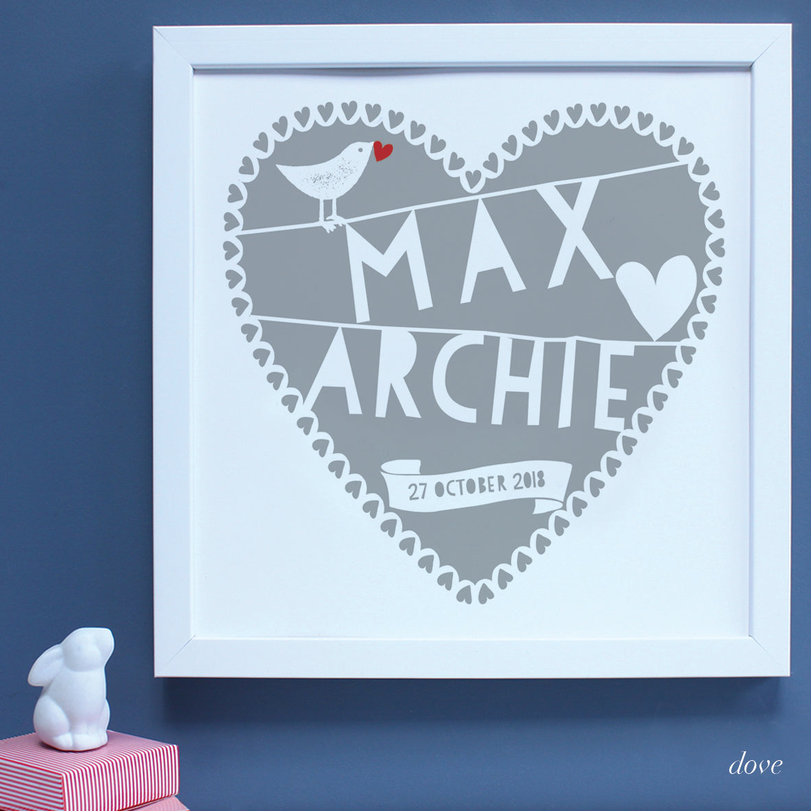 Personalised New Baby Framed Print