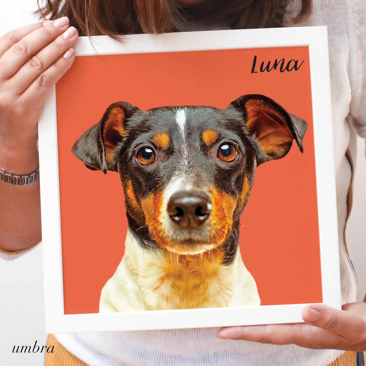 Personalised Artistic Dog Portrait From Your Photo