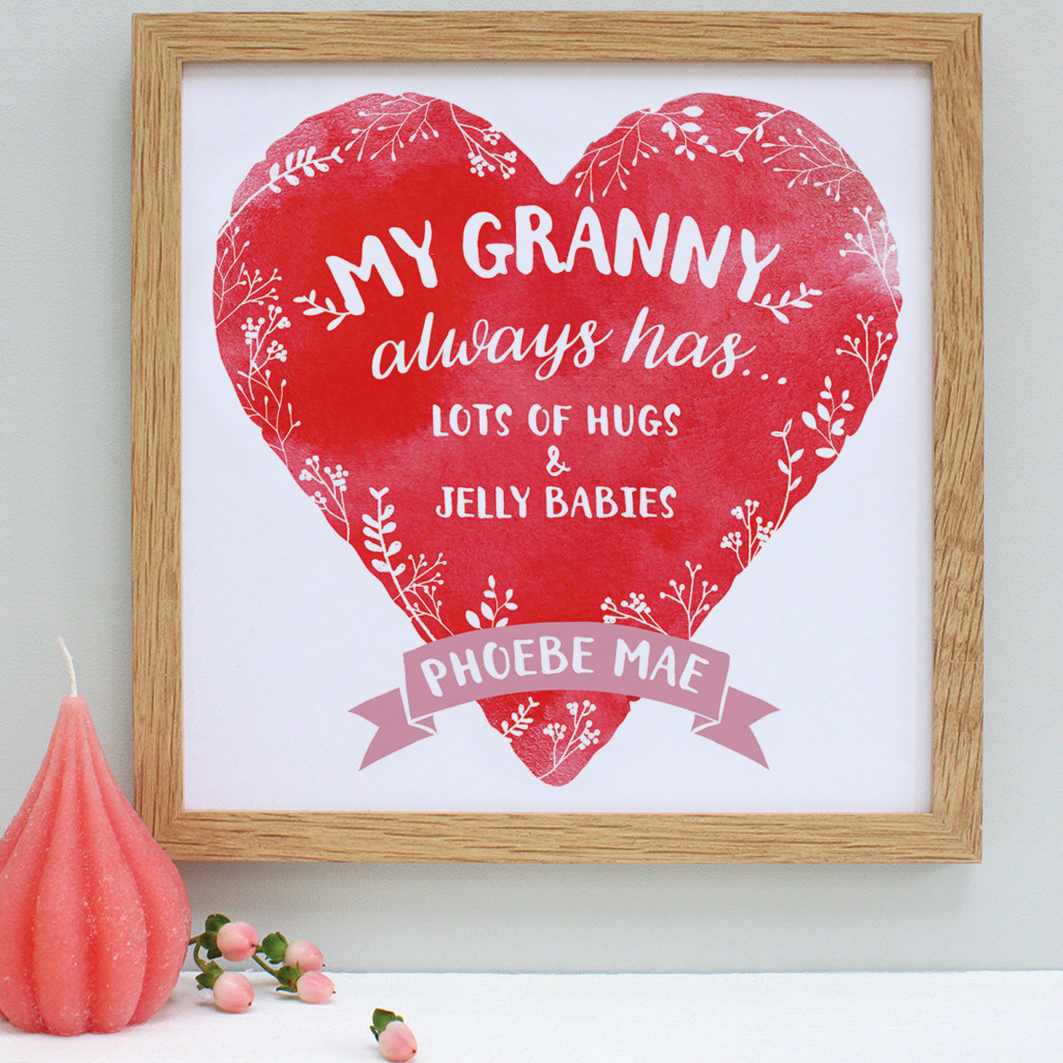 personalised nanny always has print