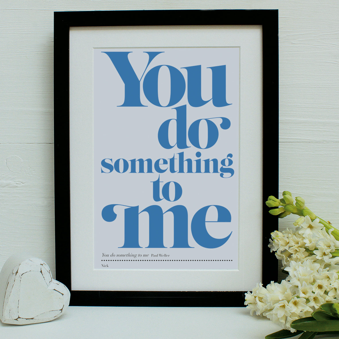 Personalised Our First Dance Song Framed Print