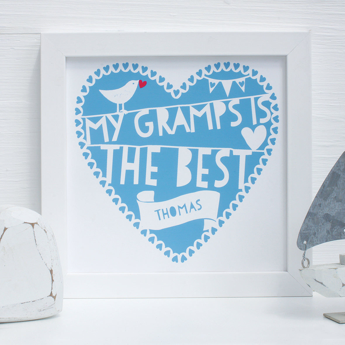 personalised the best gramps print